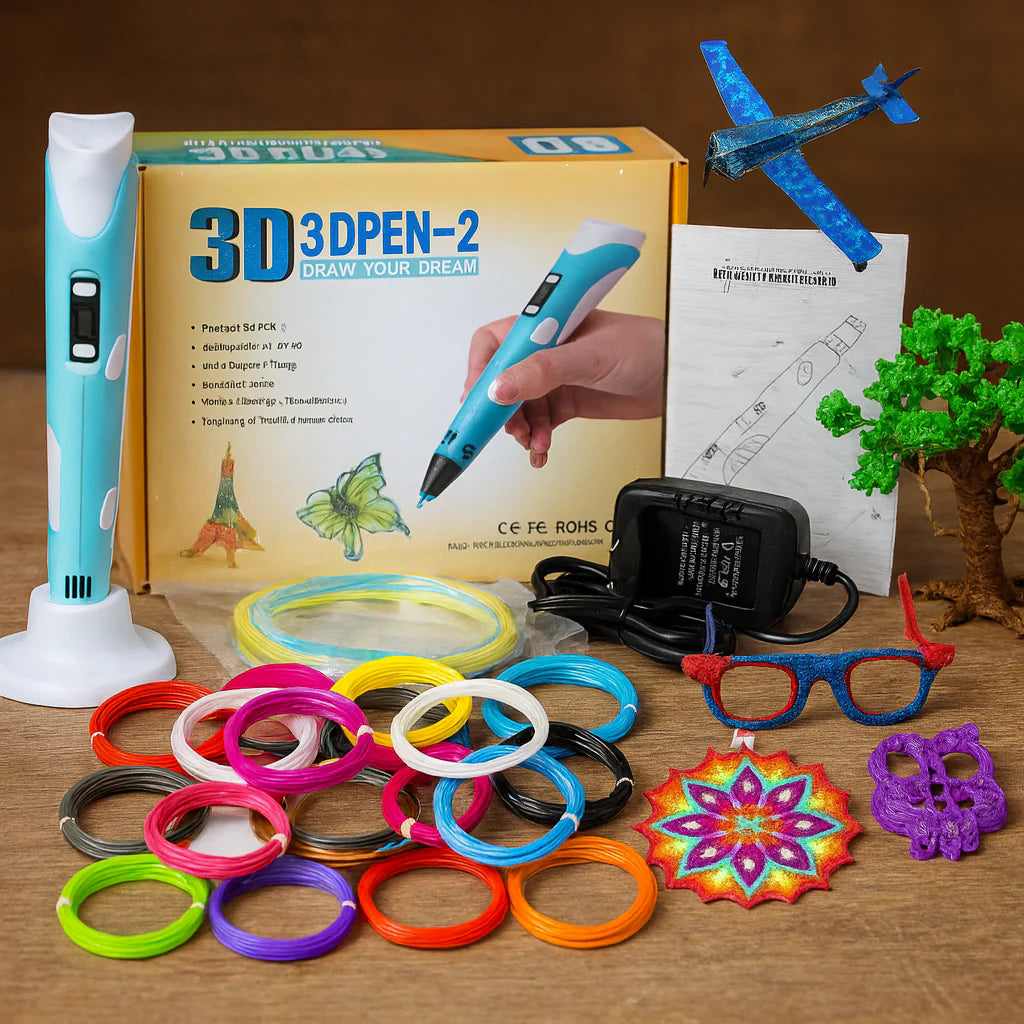 LÁPIZ MAGICO 3D + 3 FILAMENTOS