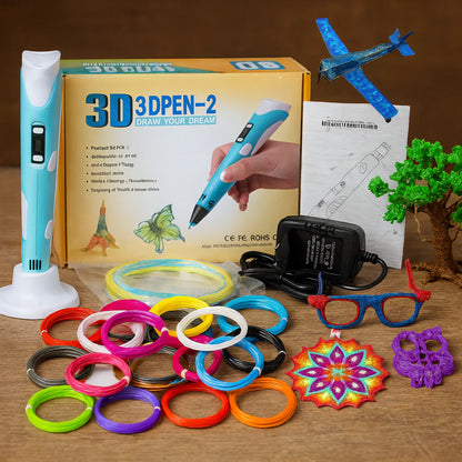 LÁPIZ MAGICO 3D + 3 FILAMENTOS